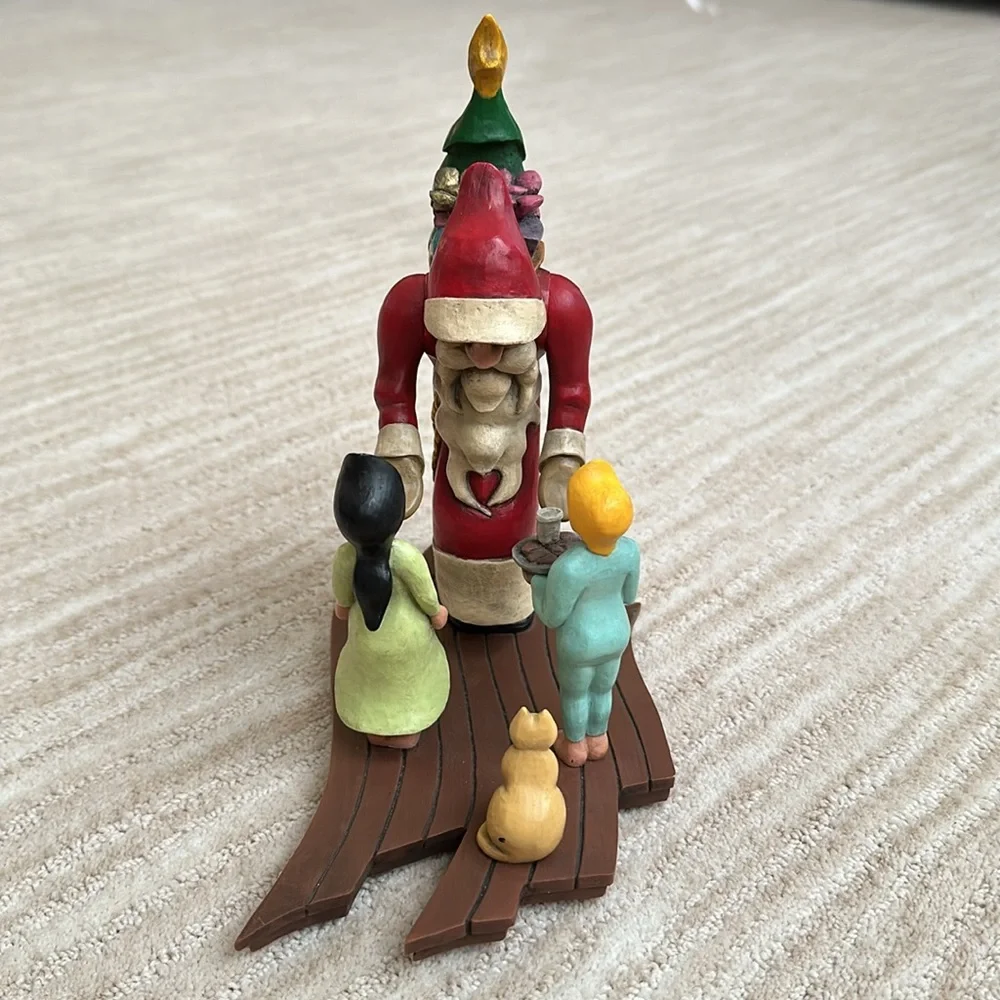Demdaco Soon Would Be There Santa Figurine by Rhett Johnson - 2005 Collectible
